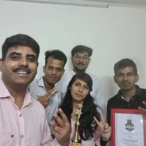 award with team